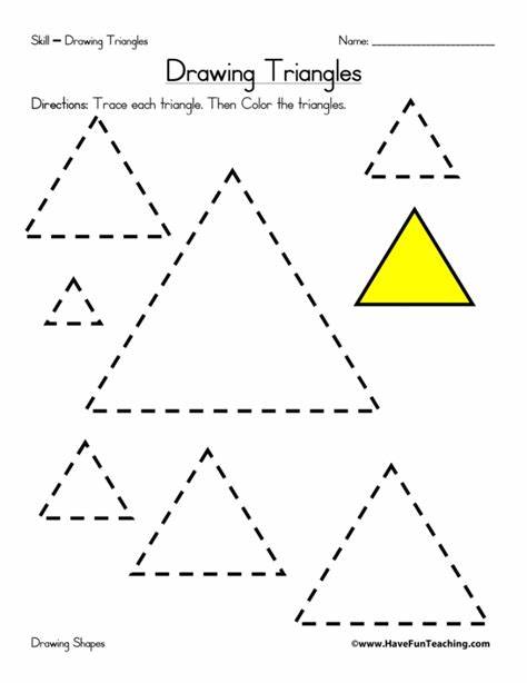 Triangle Worksheets - Worksheets Day