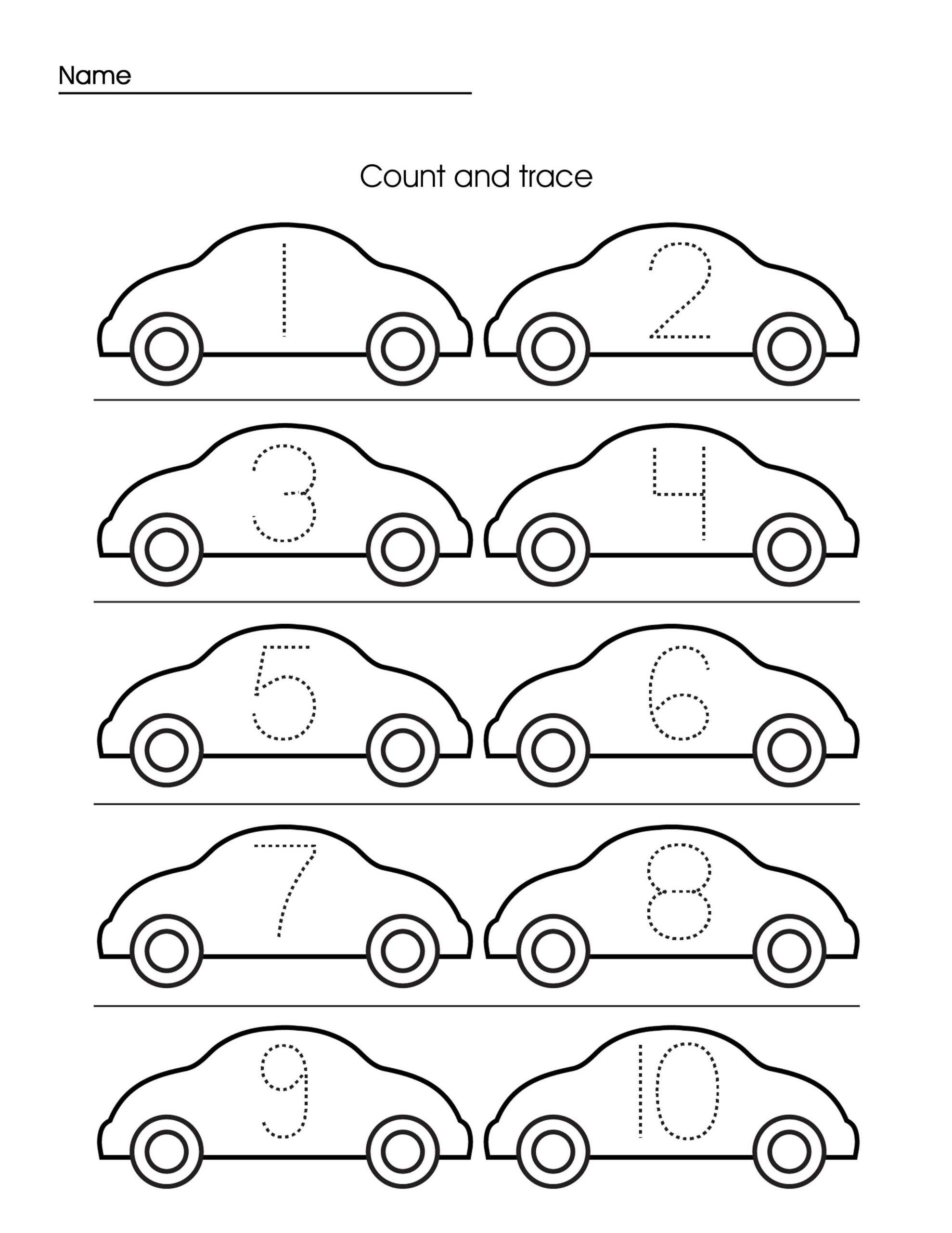 Preschool Tracing Worksheets - Worksheets Day